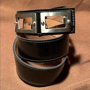 Handcrafted by Calderon boho metallic hook belt